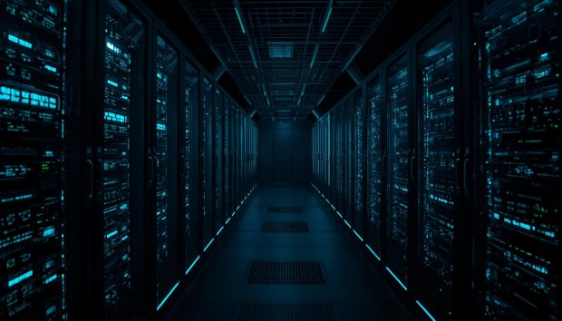 Sprzęt komputerowy do kopania kryptowalut w serwerowni